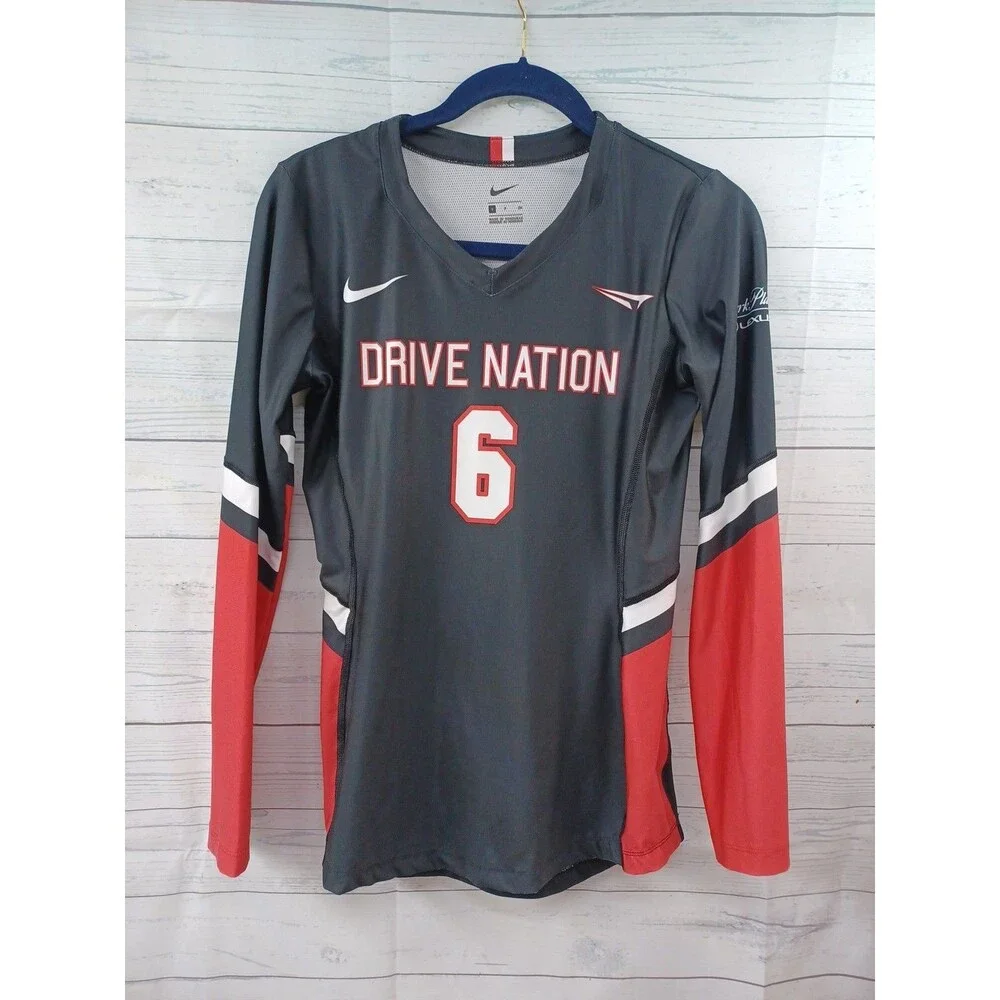 Nike Jersey Womens Sz S Drive Nation Red Black Park Place Lexus #6